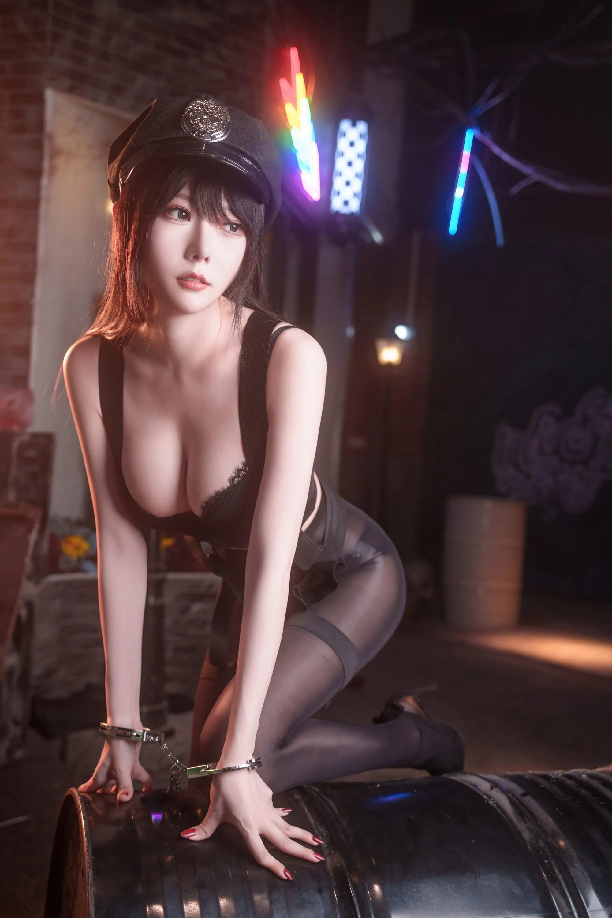 香草喵露露 – NO.59 十一月舰长 女警 [40P]插图7